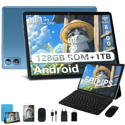 Dghrti Tablet 10 Pollici Android, 22GB RAM+128GB ROM
