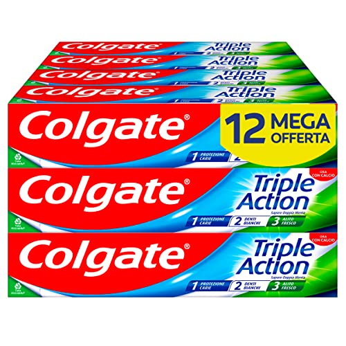 Colgate Triple Action Dentifricio 12x75ml