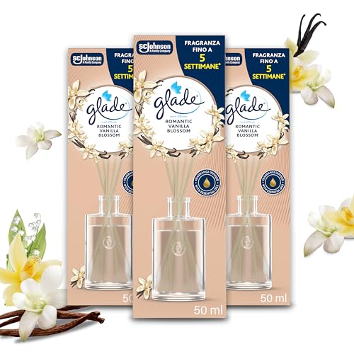 Glade Diffusore a Bastoncini Romantic Vanilla Blossom 50ml