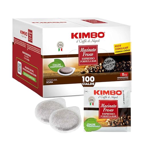 Kimbo 100 Cialde Caffè Compostabili ESE
