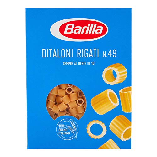 Barilla Pasta Ditaloni Rigati N.49, Pastina di Semola di Grano Duro, I Classici