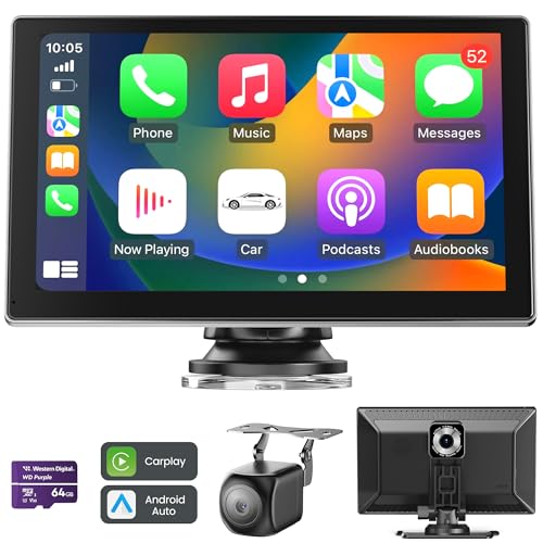 Pioneer CarPlay 9" Dash Cam 4K con Telecamera Posteriore 1080P