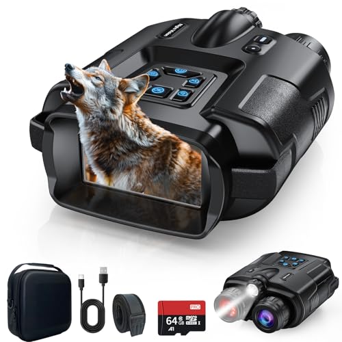 Haokoo Visore Notturno Digitale 4K 40MP con Zoom 8X e Batteria 5000mAh