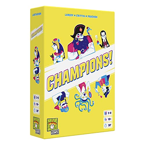 Asmodee Champions! Gioco da Tavolo Party Game 3-8 Giocatori 10+ Anni