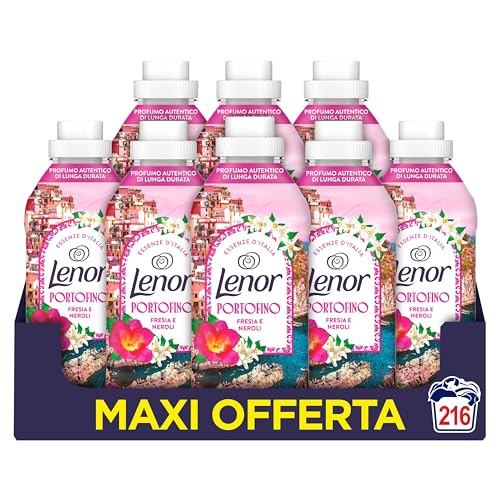 Lenor Ammorbidente Concentrato Essenze d’Italia Portofino, 216 Lavaggi