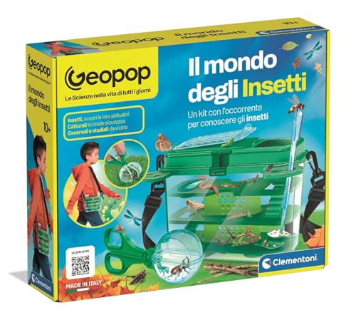 Clementoni Geopop Il Mondo degli Insetti, Gioco Scientifico 10+ Anni