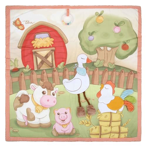 THUN Tappeto gioco Baby Dolce Fattoria 70x70 cm