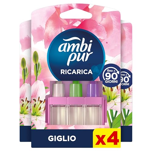 Ambipur 3Volution Giglio e Brezza Ricarica Deodorante Elettrico 80 ml