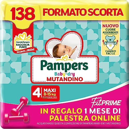 Pampers Baby Dry Mutandino & Fit Prime