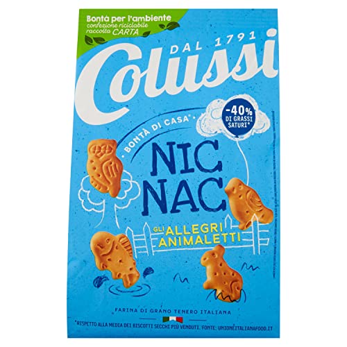 Colussi Nic Nac Biscotti per la Colazione, 650g