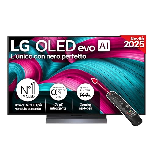 LG OLED evo C5 TV 48 pollici Smart 4K Processore α9 Gen8