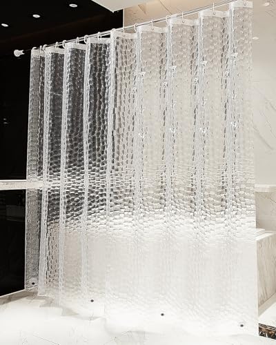 OTraki Tenda da doccia 240x200 cm anti-muffa impermeabile con 16 anelli