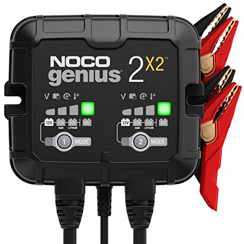 NOCO GENIUS2X2 Caricabatterie Intelligente 4A 2 Canali