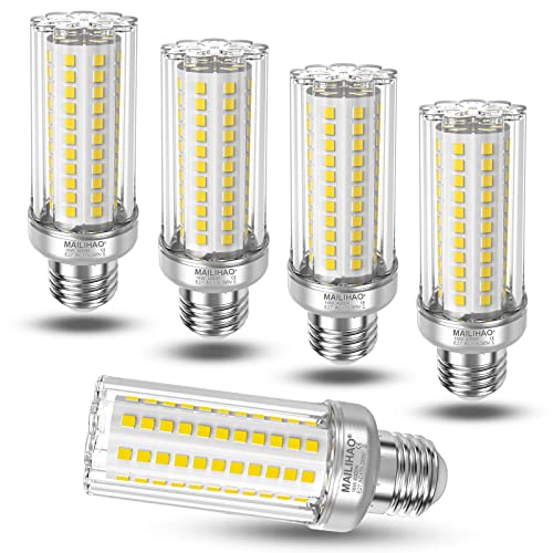 LED E27 Lampadina 4000K Bianco Neutro 1900LM, 5 Pezzi