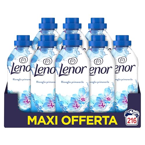 Lenor Ammorbidente Concentrato Risveglio Primaverile, 216 Lavaggi