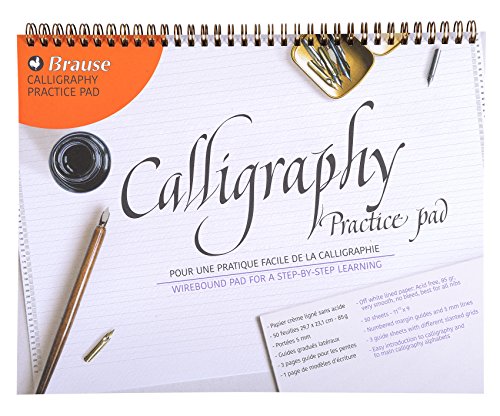 Brause Blocco a spirali calligrafia 50 fogli Beige A4