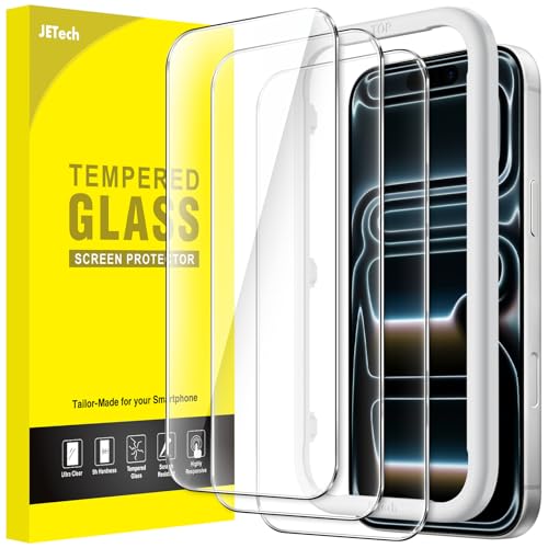 JETech Pellicola Vetro Temperato per iPhone 17 Pro Max, 3 Pezzi