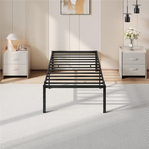 Yaheetech Rete Letto Singolo in Metallo 90x190 cm