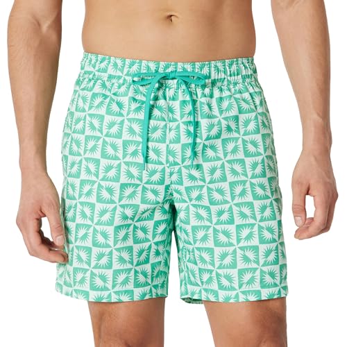 Amazon Essentials Pantaloncini da Bagno con Fodera Interna in Rete, Tasche, Chiusura con Coulisse Uomo