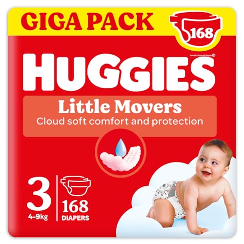 Huggies Little Movers Pannolini Taglia 3 Design Disney 168 Pezzi