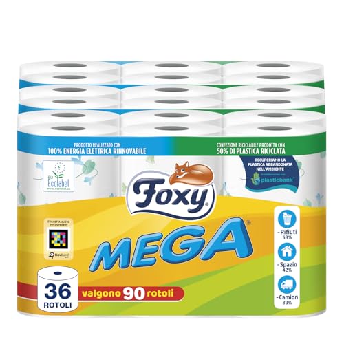 Foxy Mega Carta Igienica 36 Rotoli