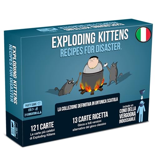 Exploding Kittens Recipes for Disaster Gioco da Tavolo