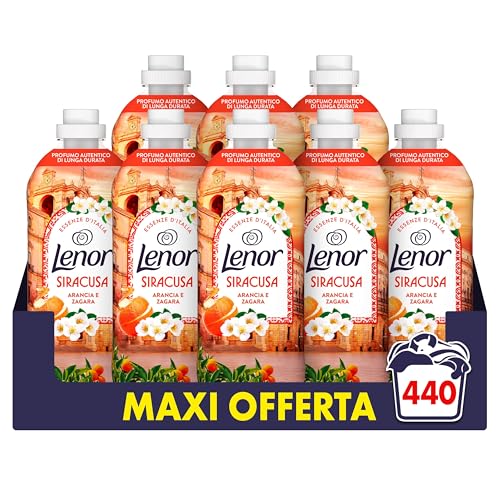 Lenor, Ammorbidente Lavatrice Concentrato Note di arancia e zagara, 440 Lavaggi (8x55)