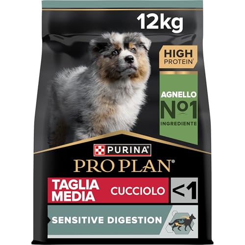 PURINA PRO PLAN Sensitive Digestion Puppy Medium Agnello 12 kg