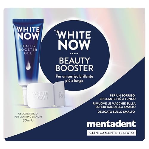 Mentadent White Now Beauty Booster Kit Gel Sbiancante Denti 30 ml