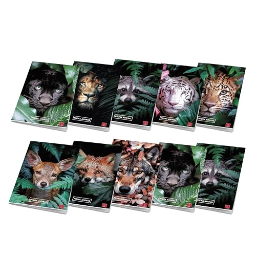 Pigna, Maxi Quaderno Animal, f.to A4 21x29,7 cm., pagine 80 + risguardo, carta 80 g/m², interno