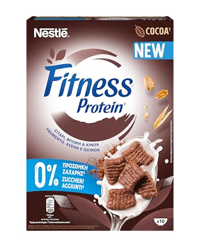 FITNESS Protein Cacao Cereali Integrali con Frumento, Avena e Quinoa 310g