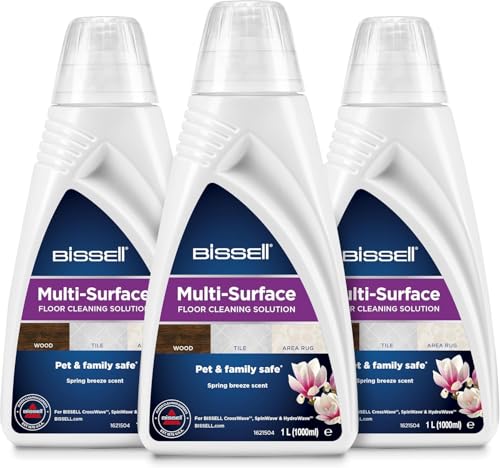 BISSELL Soluzione detergente per pavimenti CrossWave e SpinWave, 3 x 1 L