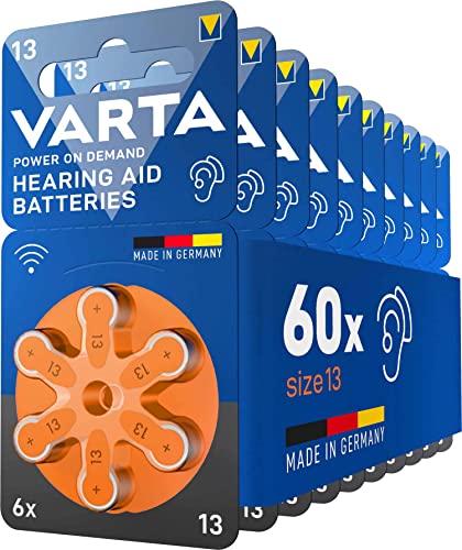 VARTA Pile per apparecchi acustici Typ Confezione scorta da 60