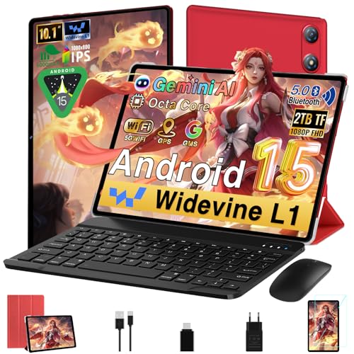 Tablet Android 15 Gemini AI 10 Pollici 64GB