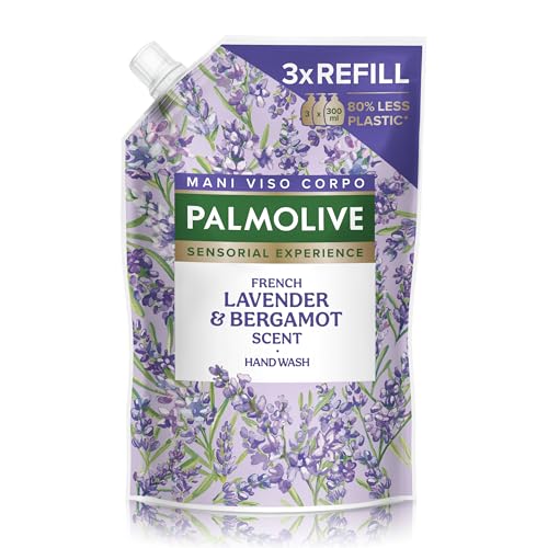 Palmolive Ricarica Sapone Liquido Mani Lavanda e Bergamotto, 900ml