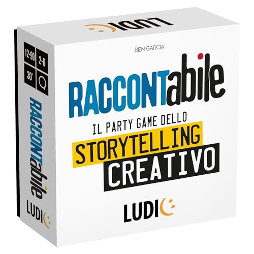 Ludic RaccontAbile Party Game Storytelling Creativo Gioco Società 2-6 Giocatori
