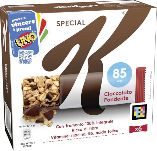 Kellogg's Special K Barretta Cioccolato Fondente, 6x21.5g