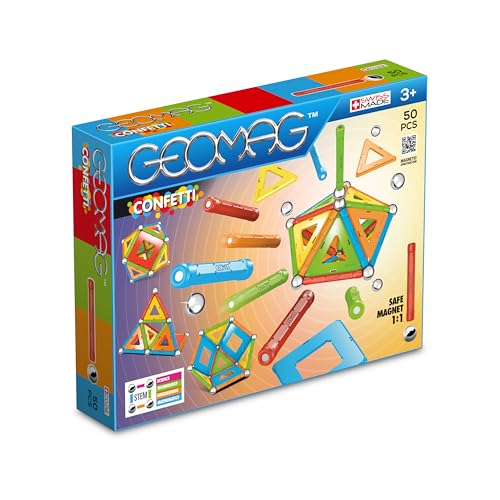Geomag- Confetti Gioco di Costruzione Magnetico, Multicolore