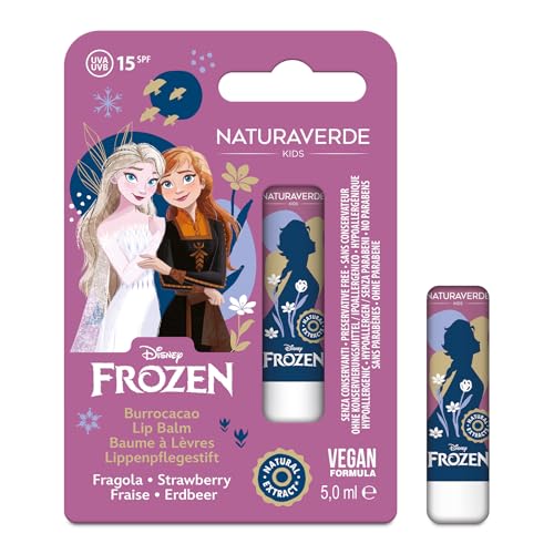 NATURAVERDE Kids Frozen Burrocacao Fragola SPF 15