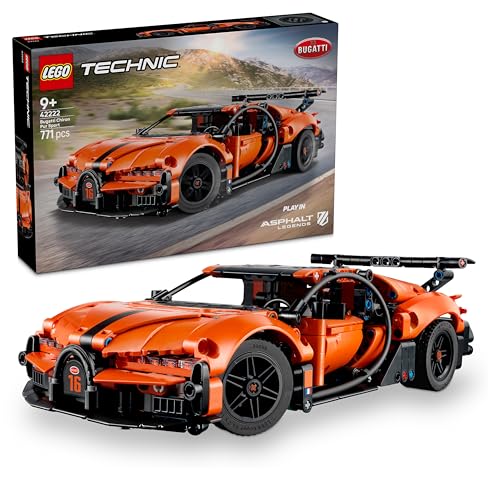 LEGO Technic Bugatti Chiron Pur Sport, Macchina da Corsa con Motore W16 e Sterzo