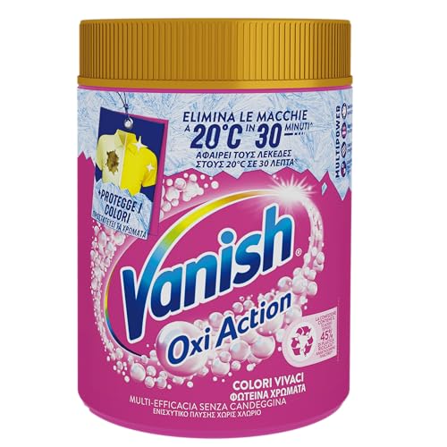 Vanish Oxi Action Multipower Polvere Rosa Smacchiatore per Capi Colorati 1kg