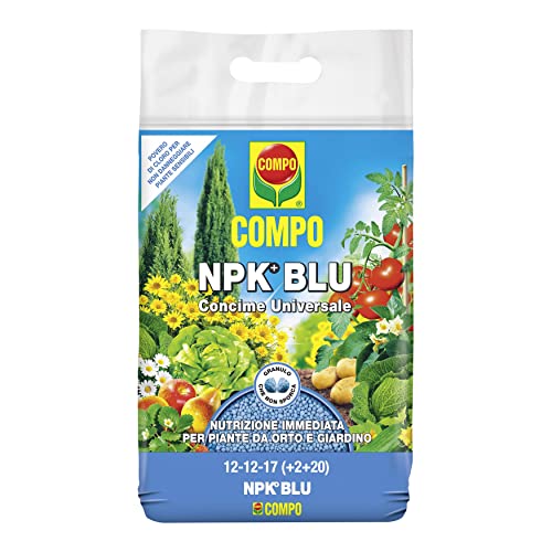 COMPO NPK BLU Concime Universale Granulare per Orto e Giardino, 4 kg