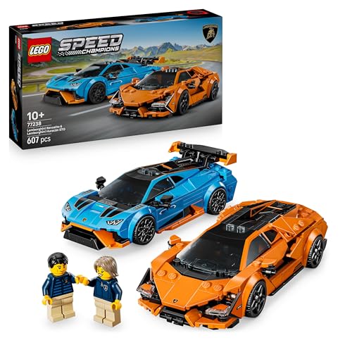 LEGO Speed Champions Lamborghini Revuelto e Huracán STO Set Costruzioni