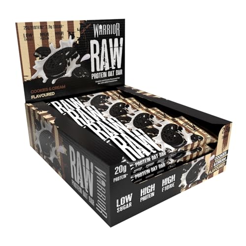 Warrior Raw Barretta Proteica Cookies & Cream, 12 x 75 g