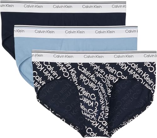 Calvin Klein Boxer Uomo Balance con Fascia Logo, Confezione da 3