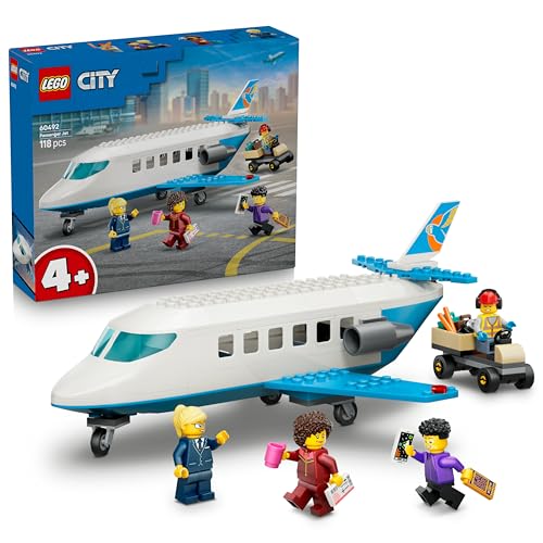LEGO City Jet Passeggeri con 4 Minifigure