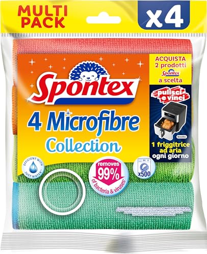 Spontex Microfibre Panni Multiuso in Microfibra Microfibra da