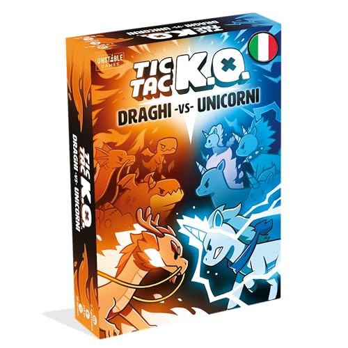 TIC TAC KO Draghi Vs Unicorni, Gioco da Tavolo