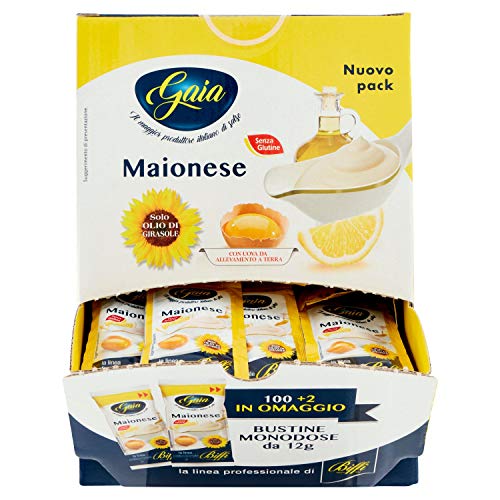 Gaia Maionese Classica 102 Bustine Monodose 12g