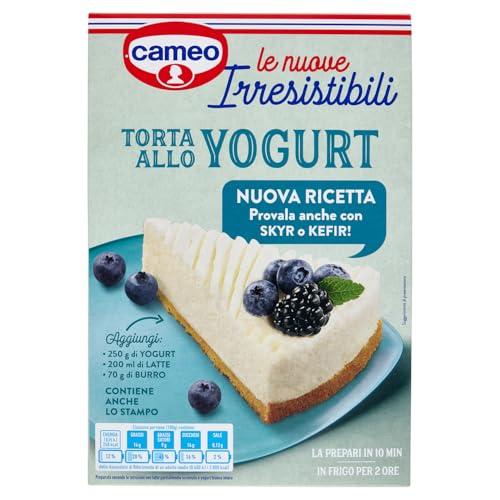 Cameo Le Nuove Irresistibili Preparato per Torta allo Yogurt, 7 Porzioni, 235 g